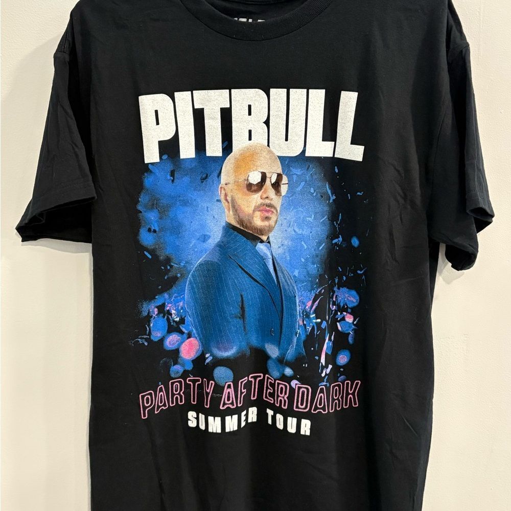 Pitbull Party After Dark Tour Black T-Shirt